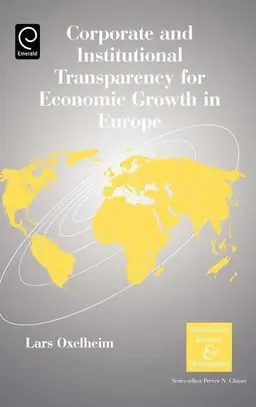 Corporate and institutional transparency for economic growth in Europe