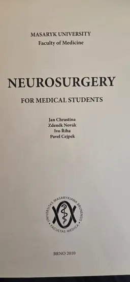 Neurosurgery for medical students
