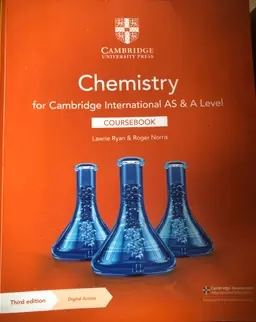 Cambridge International AS & A Level Chemistry Coursebook with Digital Access (2 Years)