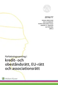 Författningssamling i kredit- och obeståndsrätt, EU-rätt och associationsrätt : 2016/17