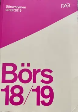 Börsvolymen 2018/2019